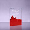 Elevation Crystal on Red Metal Base [CPELV7-RED]