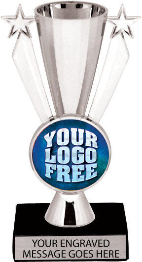 Custom Insert Silver Victory Star Cup [TXi-P506-S]