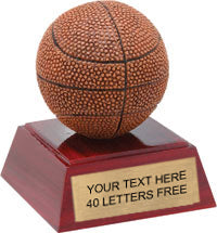 Basketball Color Theme Resin Trophy [RCT4-BK]
