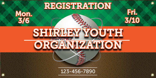 Baseball Vinyl Banner- Field [VB-BS-FLD]