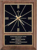 American Walnut Vertical Wall Clock with Square Face [TDC257]
