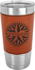 Polar Camel 20 oz. Ringneck Rawhide Leatherette Vacuum Insulated Tumbler [JTML-524]