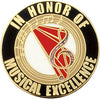 In Honor of Musical Excellence Enameled Pin [PCM-MC-571]