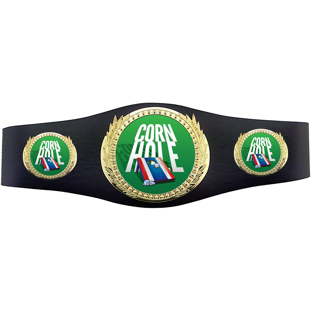 Cornhole 40 inch Youth Triple Art Champion Award Belt [C3SAB3-CRNHL]