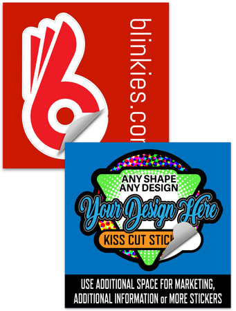 Custom Kiss Cut Sticker - 2x2 inch [SXTK-KC-2X2]
