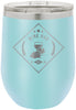 Polar Camel Vacuum Insulated Stemless Wine Glass - Light Blue [SWGJ8-LBLU]