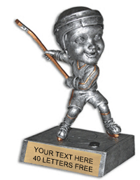 Hockey Double Bobble Resin Trophy [DBH-HK]