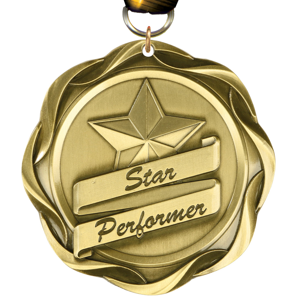 3"  Performer Fusion Diecast Medal [MFUS2-STRPRF]