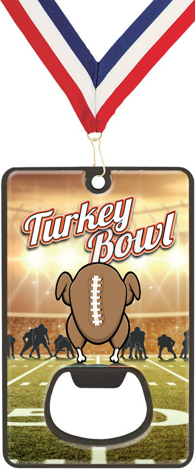 Bottle Opener with Magnetic Back- Turkey Bowl [MCAROP-TRKBWL-1015]