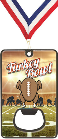 Bottle Opener with Magnetic Back- Turkey Bowl [MCAROP-TRKBWL-1015]