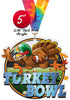 Turkey Bowl Colorix-M Acrylic Medal [MACR5-TRKBWL-Q]