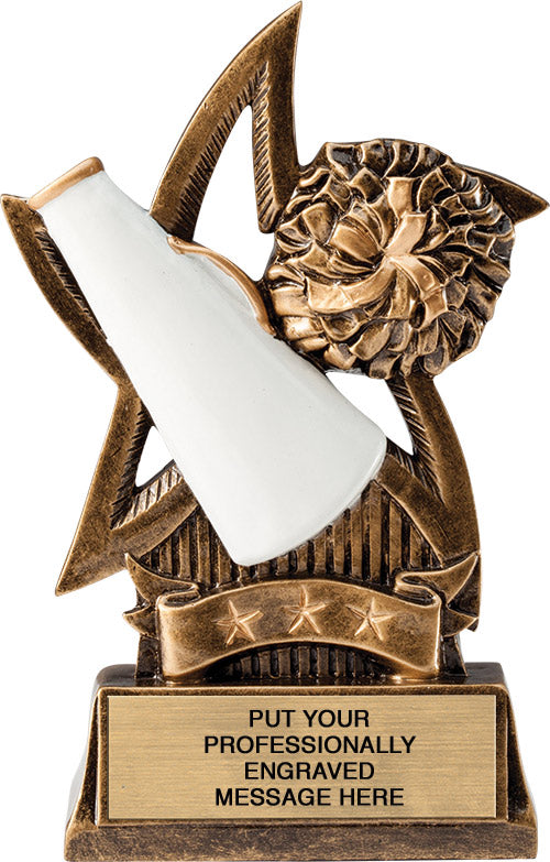 Cheer Sweeping Star - 6" Trophy [RM16STR-CH]