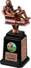 Bronze Finish Armchair Fantasy Football Sculpture on Quad-Tower Base [TACi11-FFB-B]