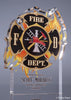 Firefighter Flaming Maltese Acrylic Award [ATFIRFL-7]
