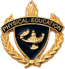 Physical Education 3D Enameled Scholastic Pin [PCM-WRT-PE]