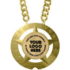 8 inch Super Star Champion Chain w/ Gold Engraving Plate [CECSSTR-GG]