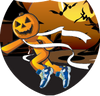 Running Pumpkin (Halloween) Shield Insert [SH-2632]