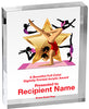 Gymnastics Vibrix Acrylic Award [ACB45V-GG]
