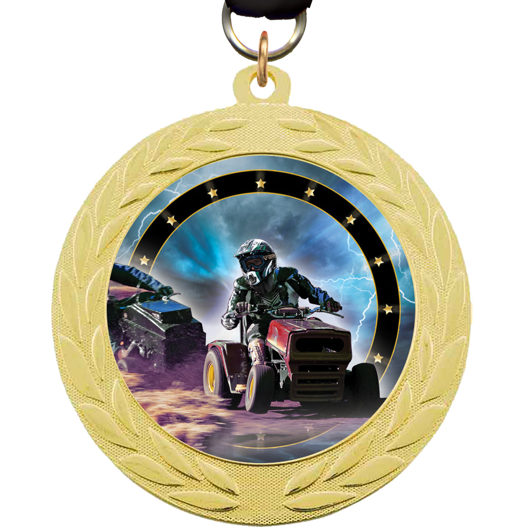 2.75" Bright Finish Wreath Insert Medal [MJ943W]