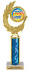 Feather Custom Insert Trophy w/ Column - 12.5 inch [TXi12-M60]