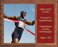 Traditional Woodgrain Horizontal Photo Plaques