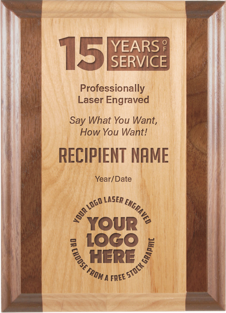 Alder Plus Plaques - Engraved