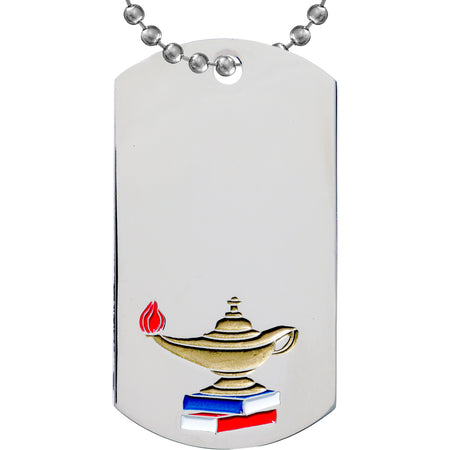 Knowledge Etched & Paint Filled Dog Tag [DTS-KN]