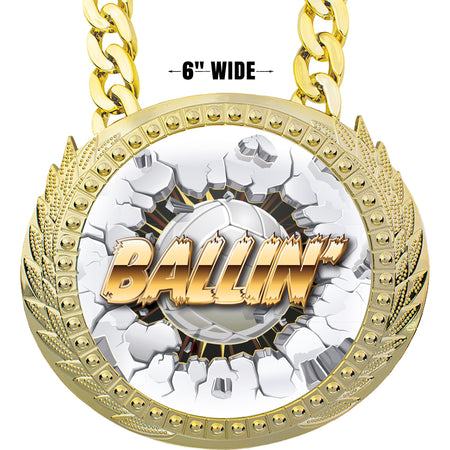 Volleyball 6 inch Champion Chain [CCSP-VB]