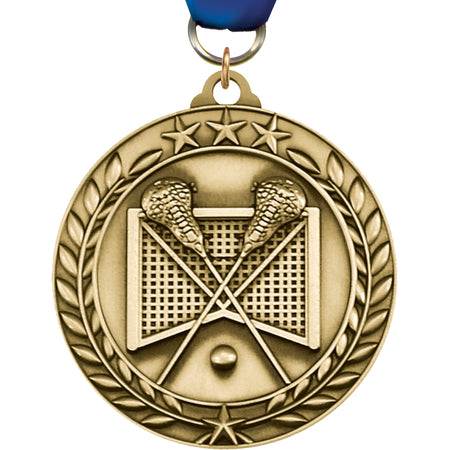 Lacrosse Dimensional Medal [MSW2-LC]