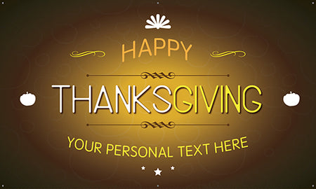 Thanksgiving Vinyl Banner- Vintage [VB-THKGN-VTG]