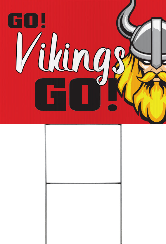 Viking Mascot Yard Signs