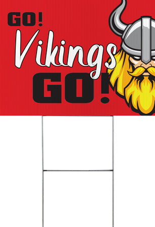 Viking Mascot Yard Sign - 24 x 18 inch [YS2418-MSCT-VKG]