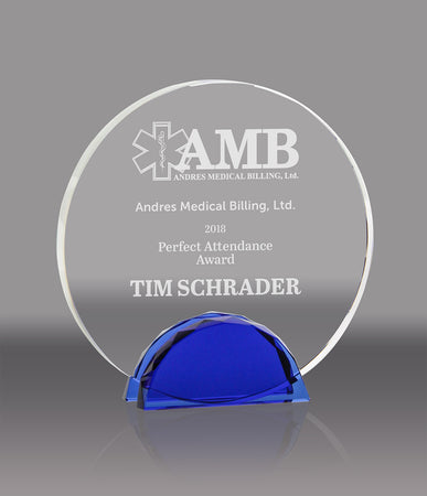 Crystal Eclypse on Cobalt Blue Crystal Base [CRDBL-6-X]