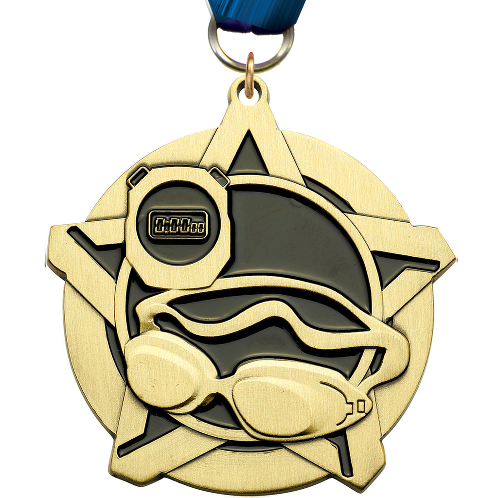 2.25" Swimming Dynastar Medal [MPDSTR-SW]