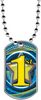 1st Place Dog Tags [DTLAM2-PLACE]