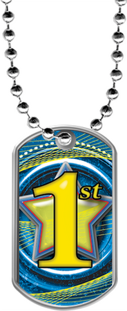 1st Place Dog Tags [DTLAM2-PLACE]