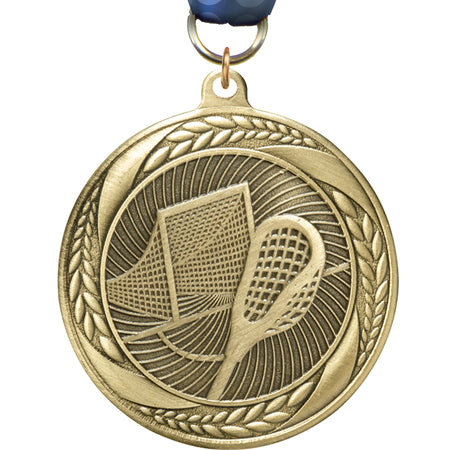 2.25" Lacrosse Laurel Wreath Medal [MM2S-33]
