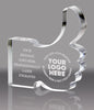 Comic Thumbs Up Clear Acrylic Block- 5.25 inch [A75THM-5-Q]