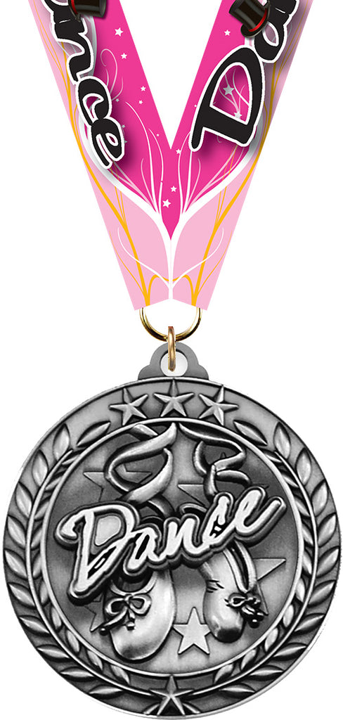 Dance Dimensional Medal- Silver [MSW2-DC-S]