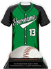 Baseball Jersey Colorix-T Acrylic Trophy - Green [TACR7-JSY-BS-GRN-Q]