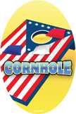 Cornhole Oval Insert [OV-1758]