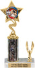 Star Color Insert Trophy with 1 Trim [T1T10i-J06]