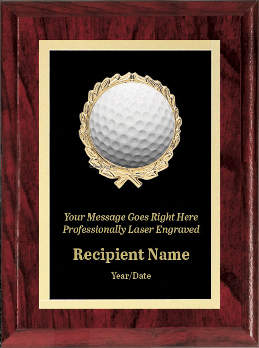 Engraved Full Plate Insert Plaque - 6x8 inch [PM21i-6X8]