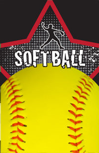Softball Plaque Insert [BBP-1312]