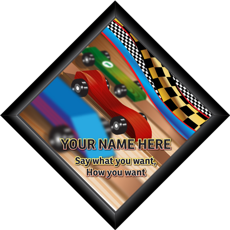 Diamond Plaque- Derby [PFCDIA-14-PNWD]