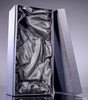 Optical Crystal Peak Award with Blue Corner Base 10.75