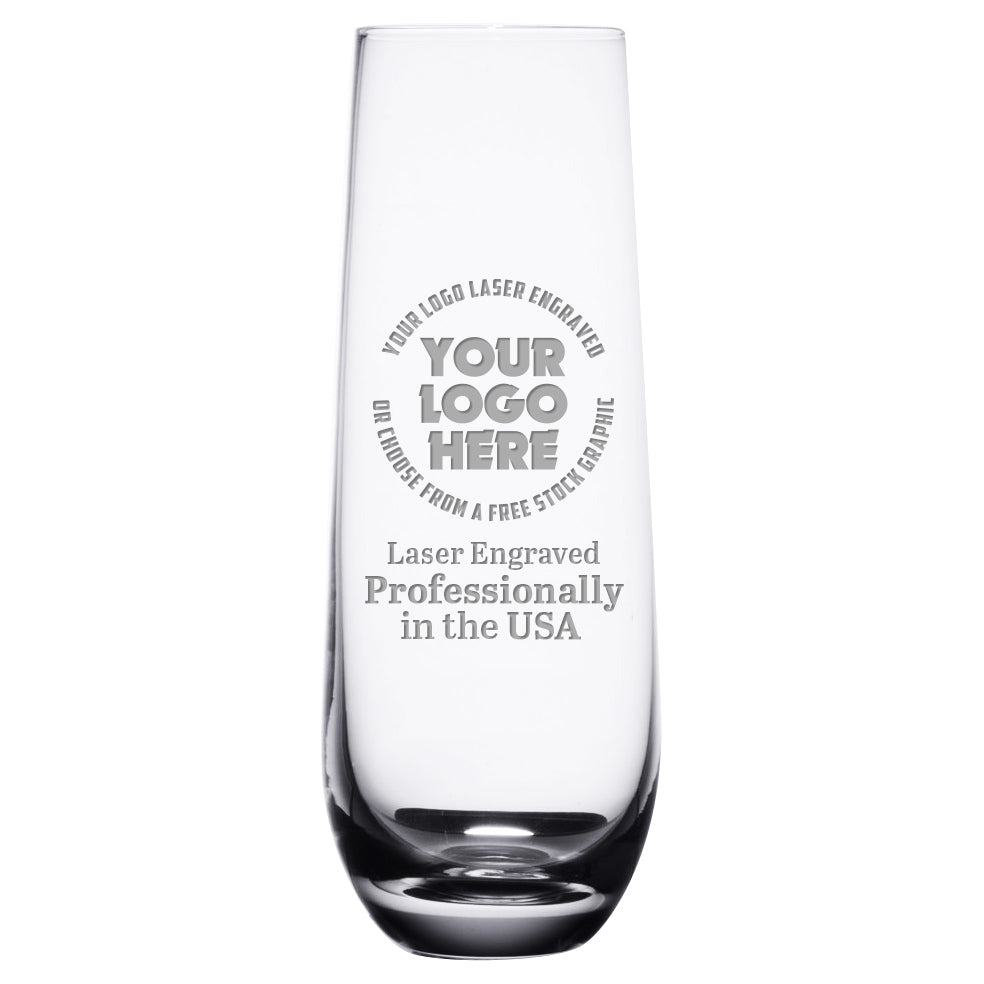 Stemless Flute Glass - 10 oz [DW520-10]