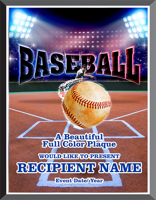 Baseball Graphix Plaque [PGFX57-BS]