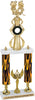 Hockey Sport Color Riser Two-Post Trophy [T2PCSR26-HK]