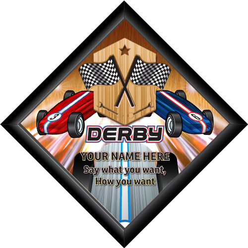 Derby Diamond Plaques